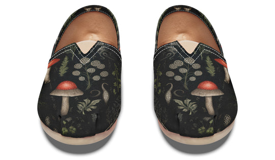 Foraging Espadrilles - Lightweight Canvas Slip-Ons with Elastic V for Easy Comfort