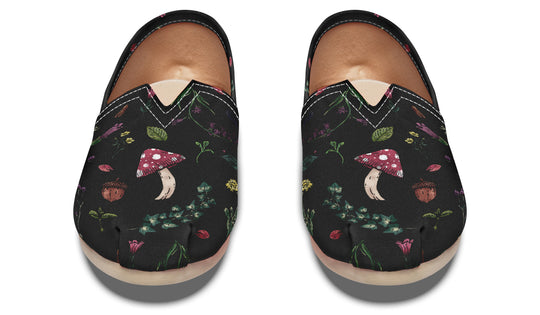 Herbology Espadrilles - Lightweight Canvas Slip-Ons with Elastic V for Easy Comfort