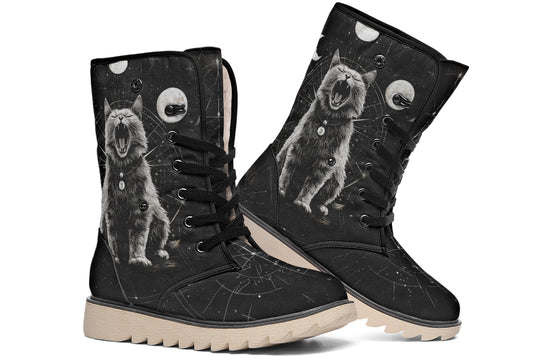 Eclipse Cat Fold Over Winter Boots