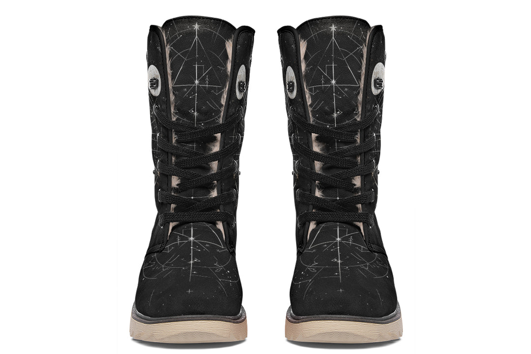 Eclipse Cat Fold Over Winter Boots