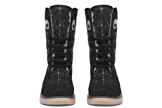 Eclipse Cat Fold Over Winter Boots