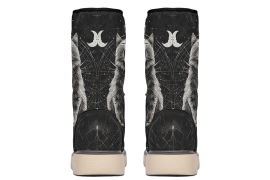 Eclipse Cat Fold Over Winter Boots