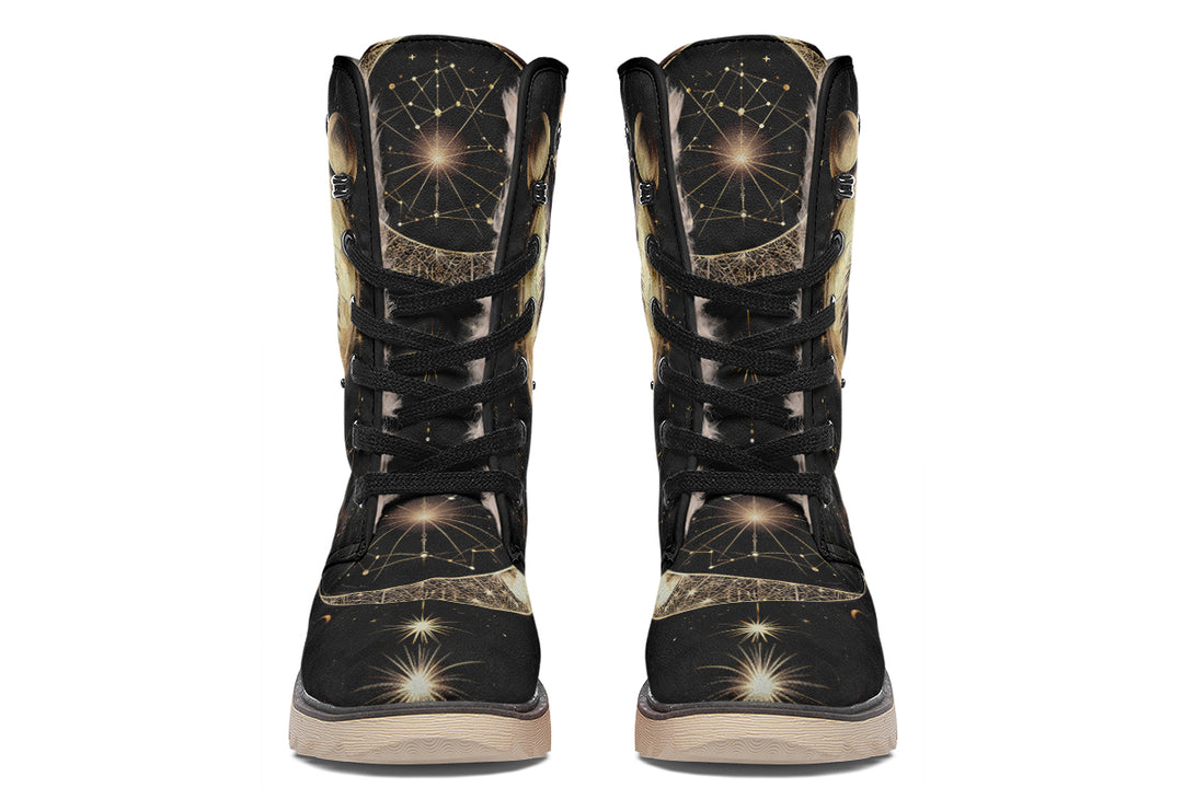 Guardian Wolf Fold Over Winter Boots