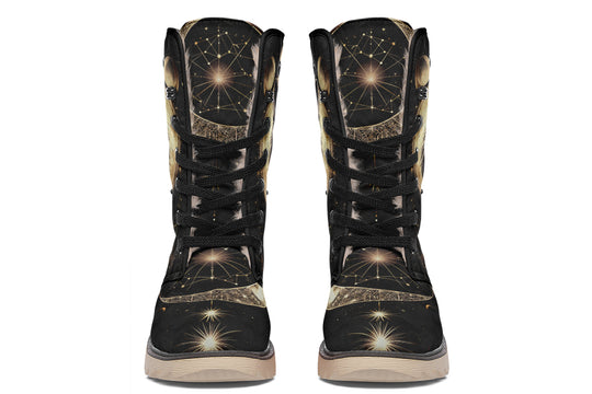 Guardian Wolf Fold Over Winter Boots