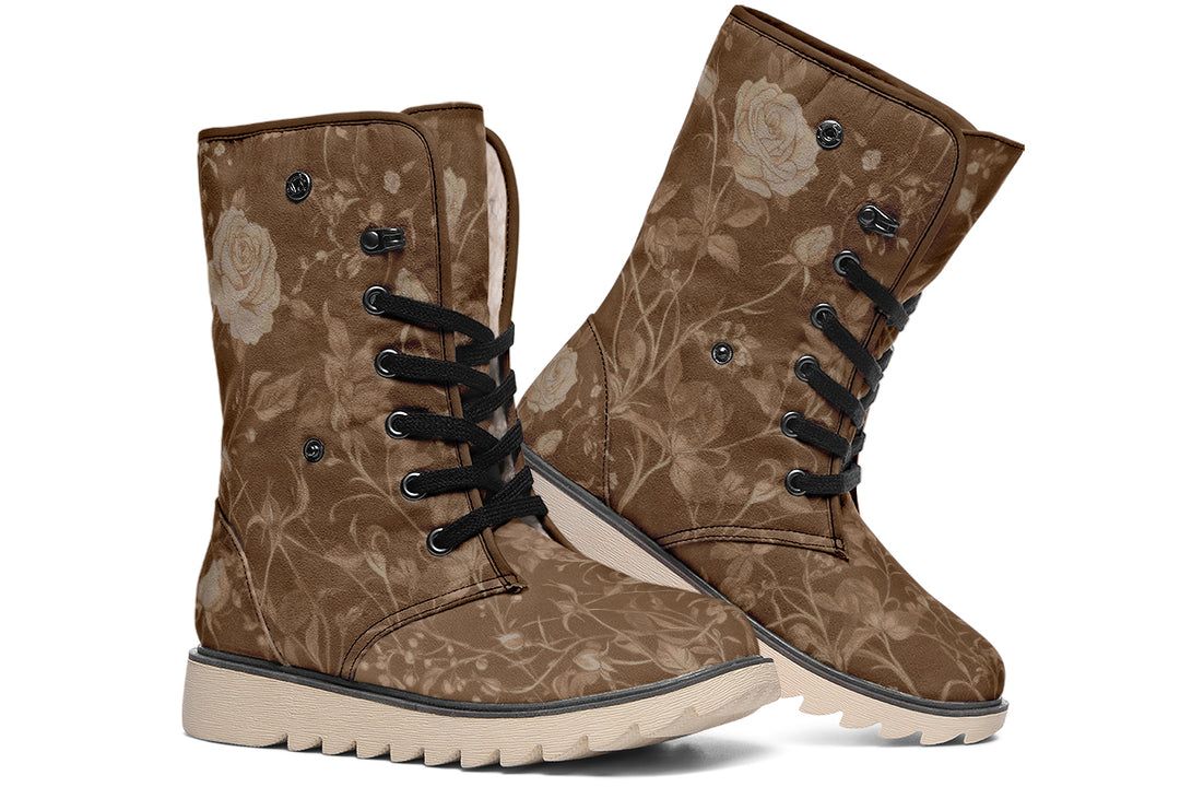 Hazel Rose Romance Fold Over Winter Boots