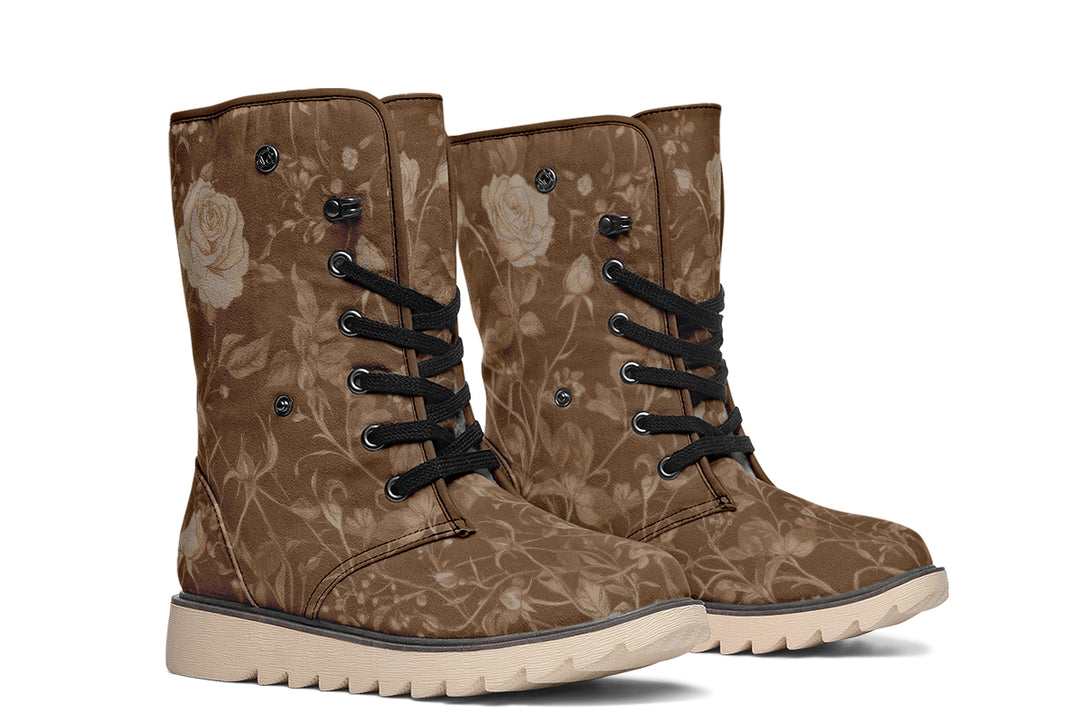 Hazel Rose Romance Fold Over Winter Boots