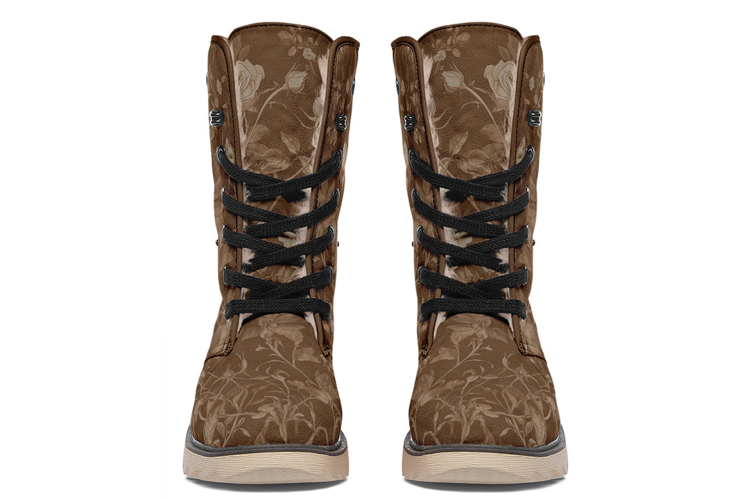 Hazel Rose Romance Fold Over Winter Boots