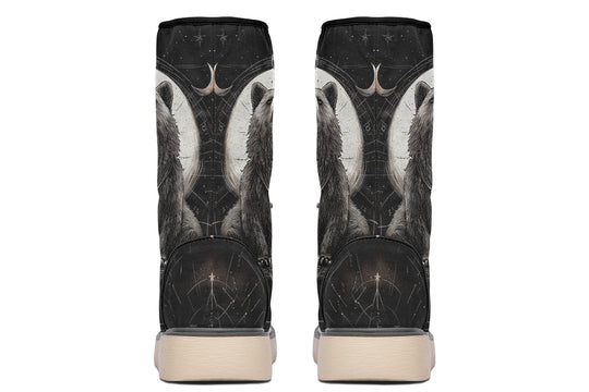 Lunar Bear Fold Over Winter Boots