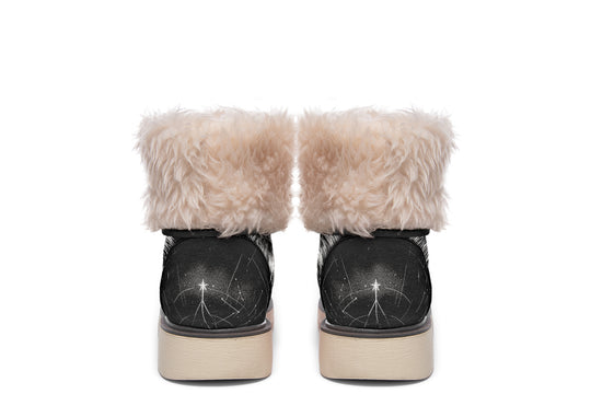 Moonbound Wolf Fold Over Winter Boots