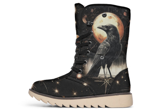 Oracle Raven Fold Over Winter Boots