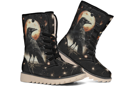 Oracle Raven Fold Over Winter Boots