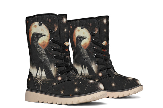 Oracle Raven Fold Over Winter Boots