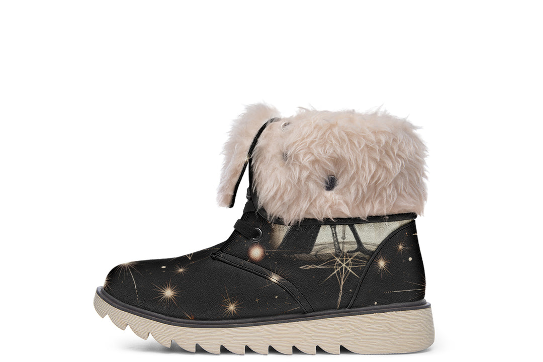 Oracle Raven Fold Over Winter Boots