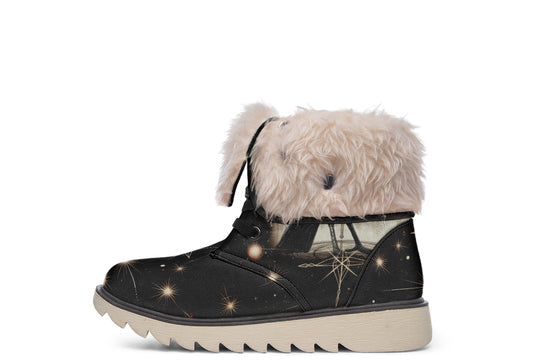 Oracle Raven Fold Over Winter Boots