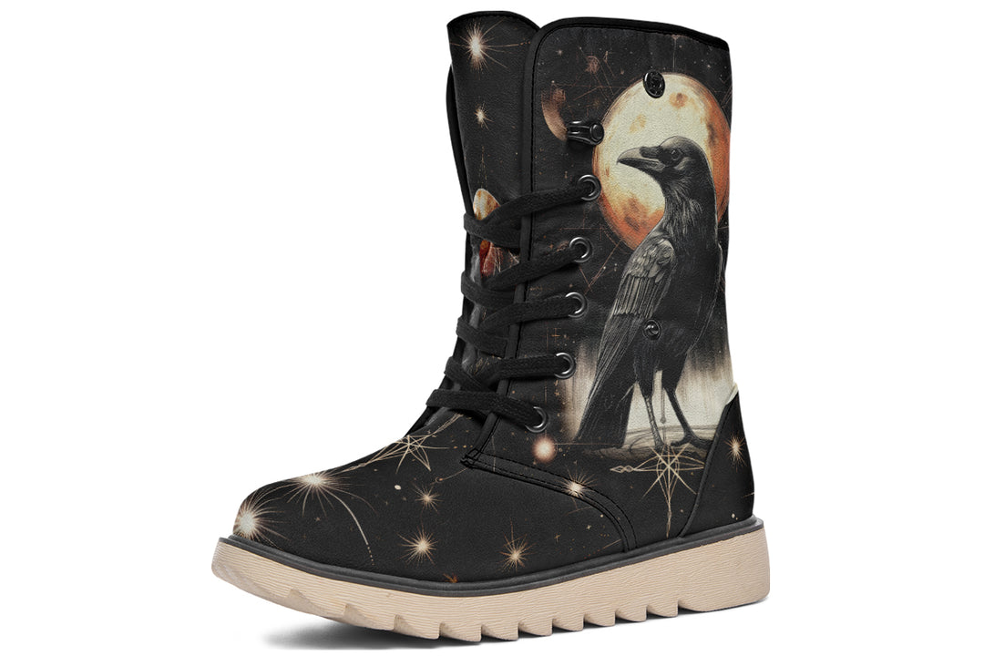 Oracle Raven Fold Over Winter Boots