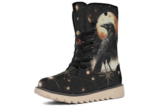 Oracle Raven Fold Over Winter Boots