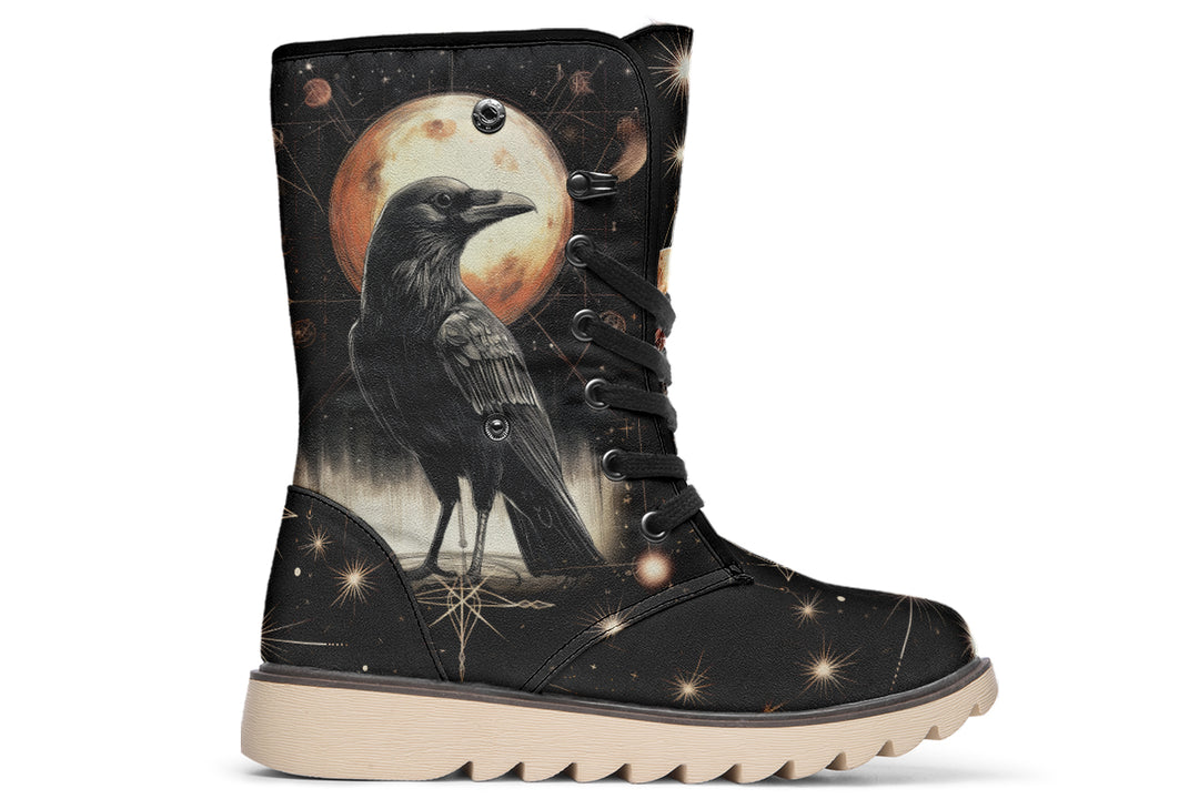 Oracle Raven Fold Over Winter Boots