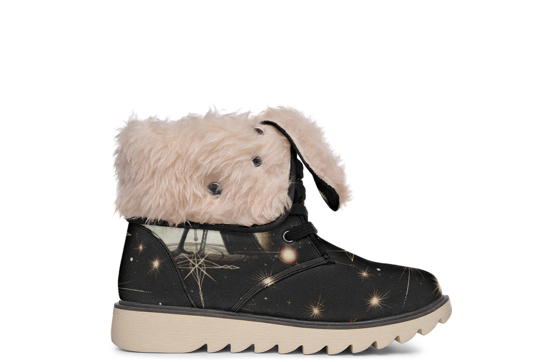 Oracle Raven Fold Over Winter Boots