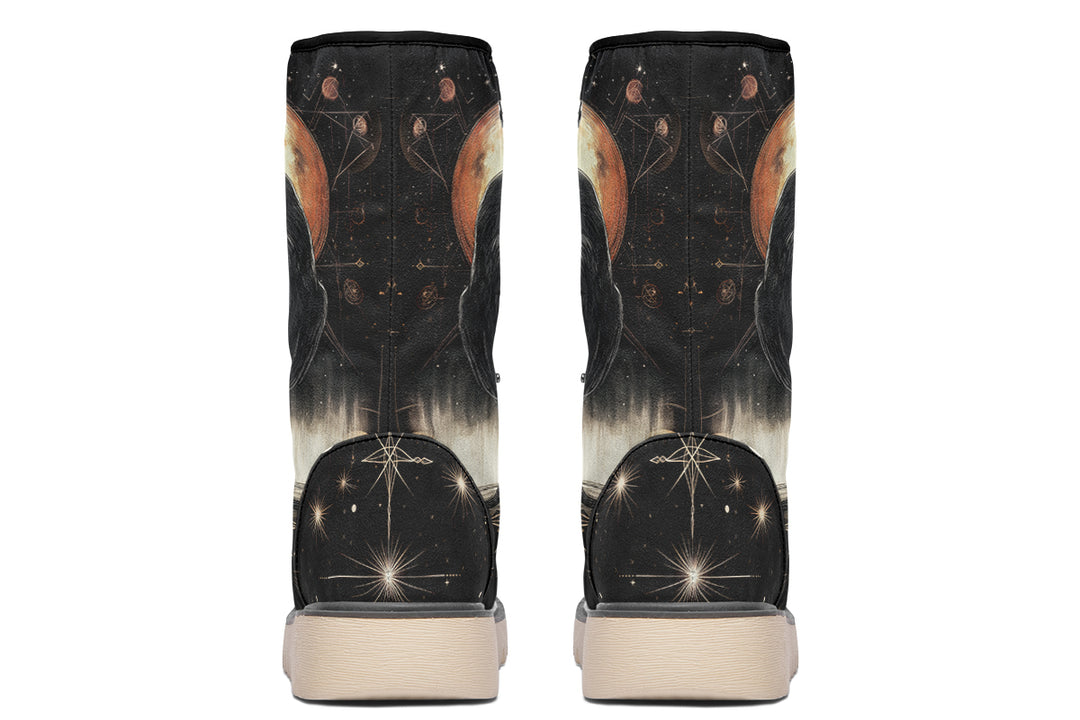 Oracle Raven Fold Over Winter Boots