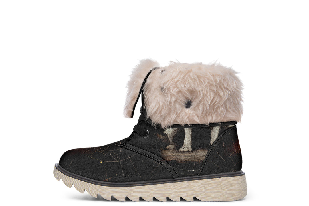 Solar Wolf Fold Over Winter Boots