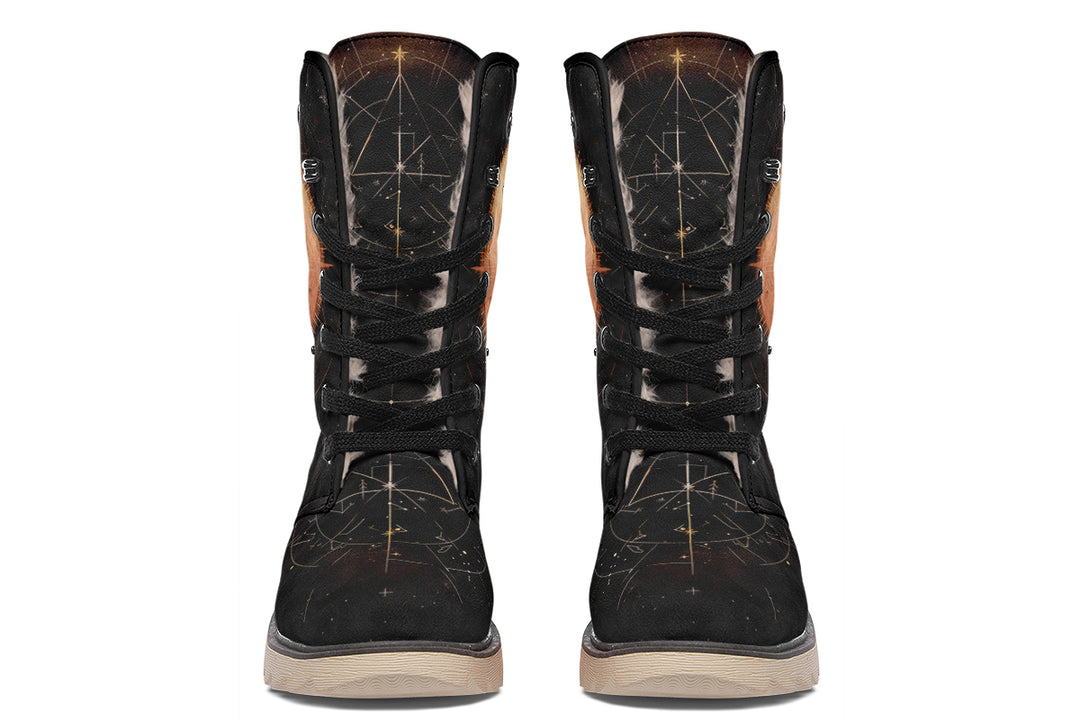 Solar Wolf Fold Over Winter Boots