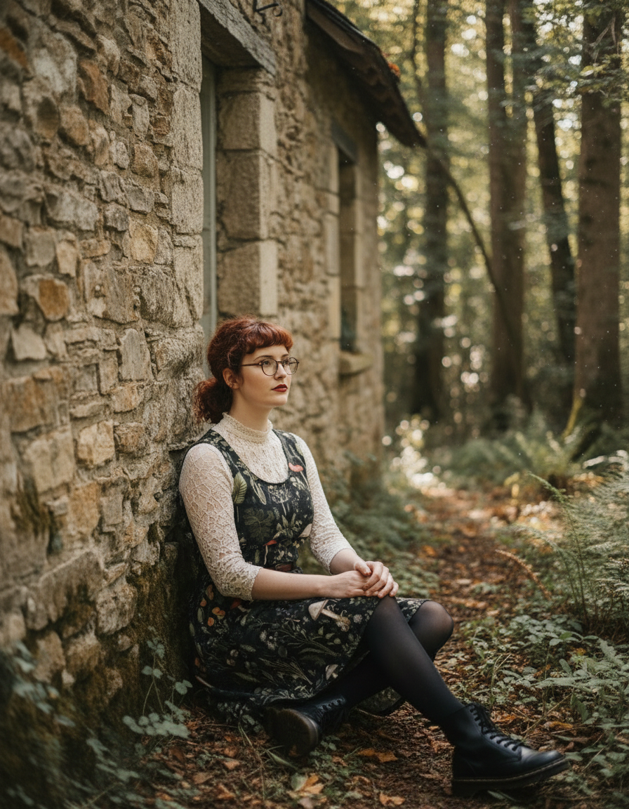 Foraging Skater Dress