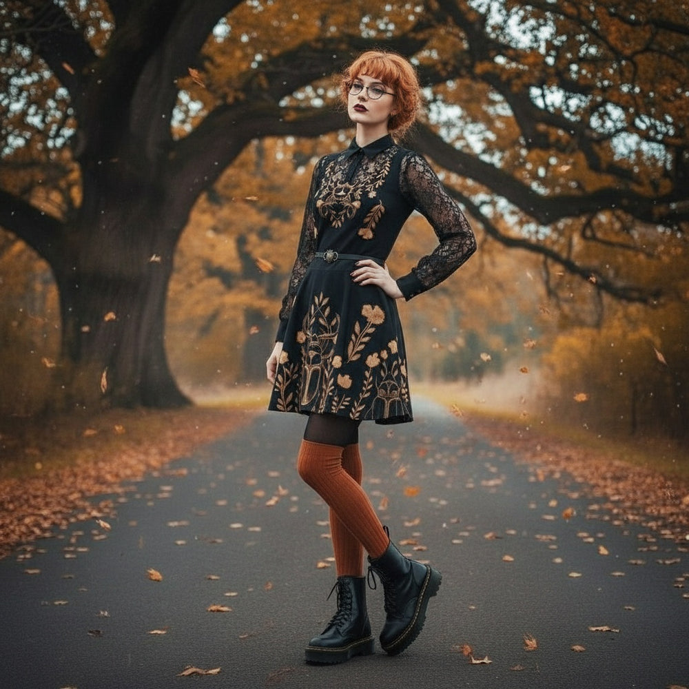 Grove Scarab Skater Dress