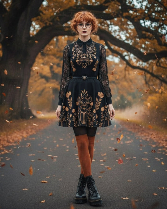Grove Scarab Skater Dress