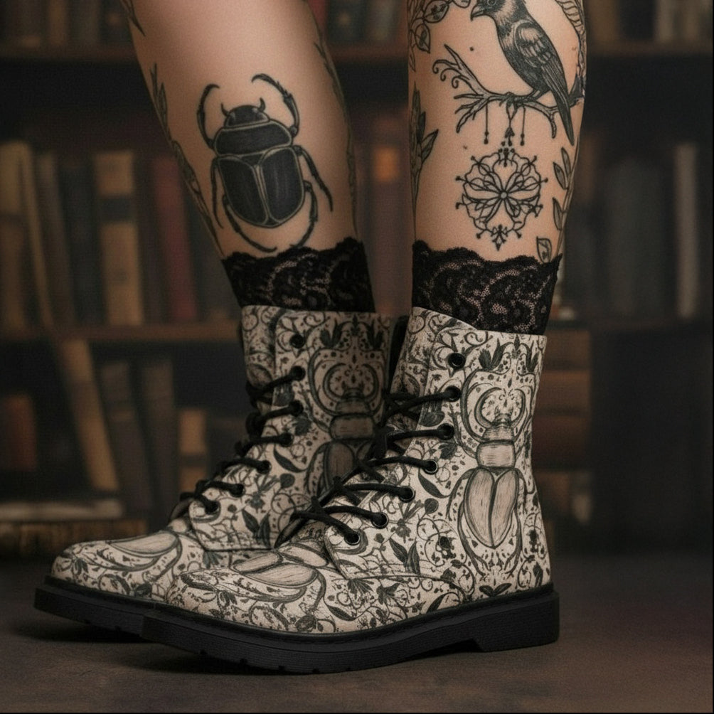 Growth Boots – Rogue + Wolf Vegan Leather Witchy Gothic Boots