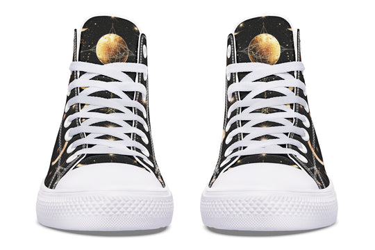 Astral Fox High Tops - Classic Premium Canvas Shoes with Comfortable and Durable Soles