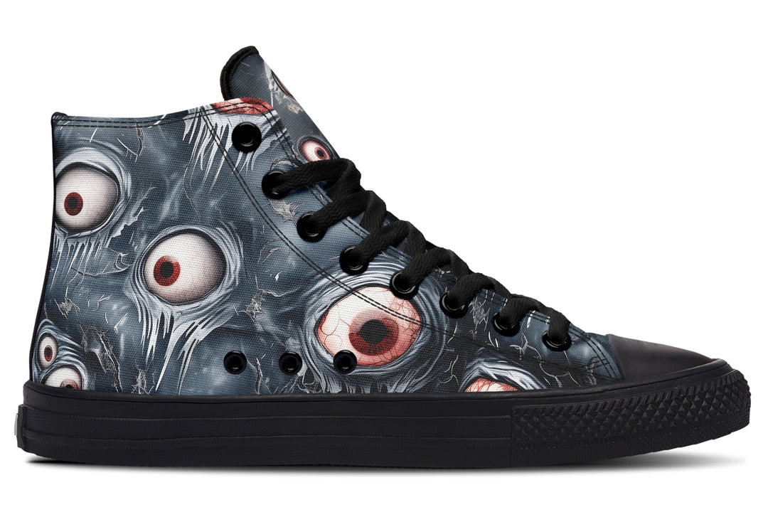 Beholder High Tops - Classic Premium Canvas Shoes with Comfortable and Durable Soles