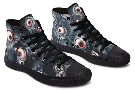 Beholder High Tops - Classic Premium Canvas Shoes with Comfortable and Durable Soles