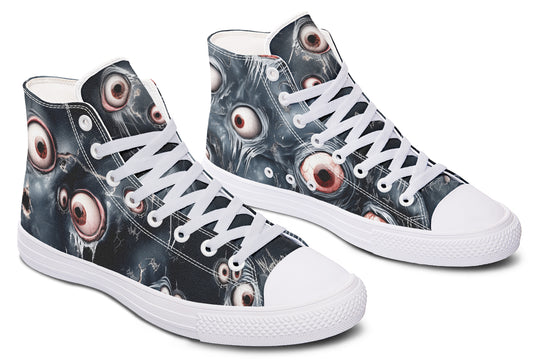 Beholder High Tops - Classic Premium Canvas Shoes with Comfortable and Durable Soles