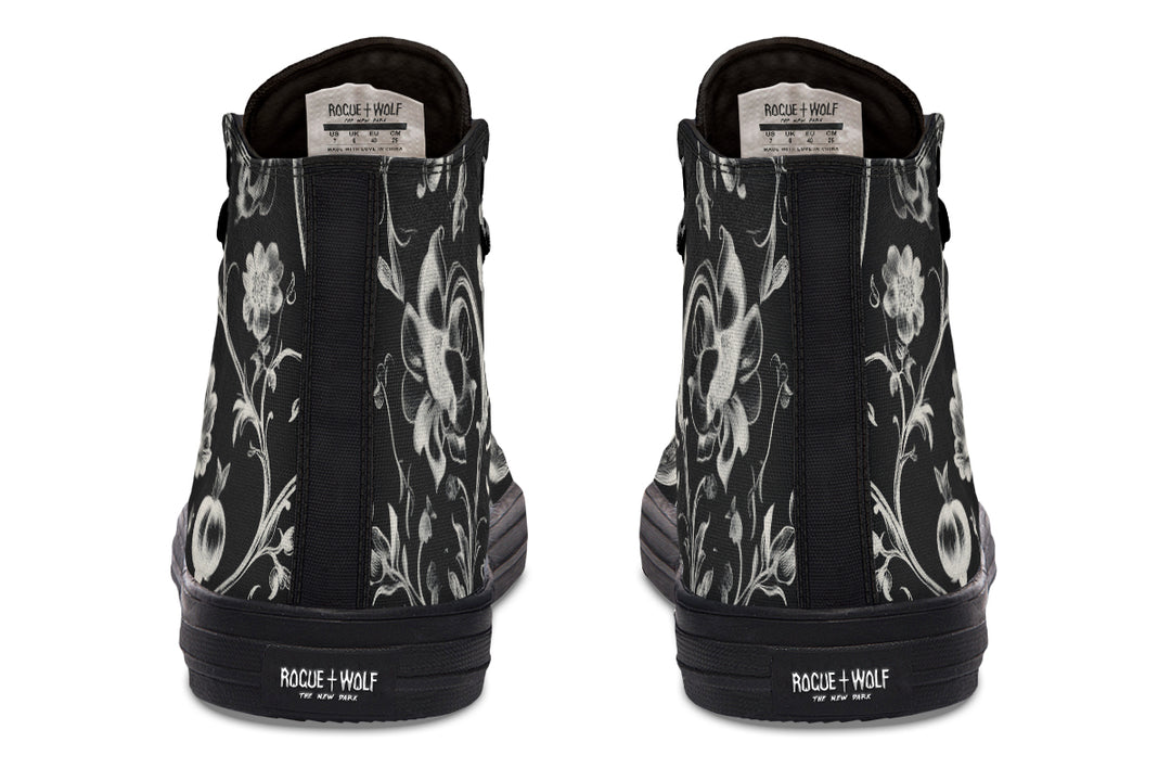 Black Baroque High Tops