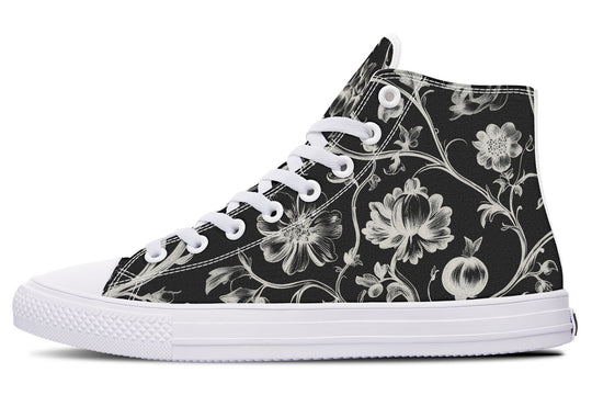 Black Baroque High Tops