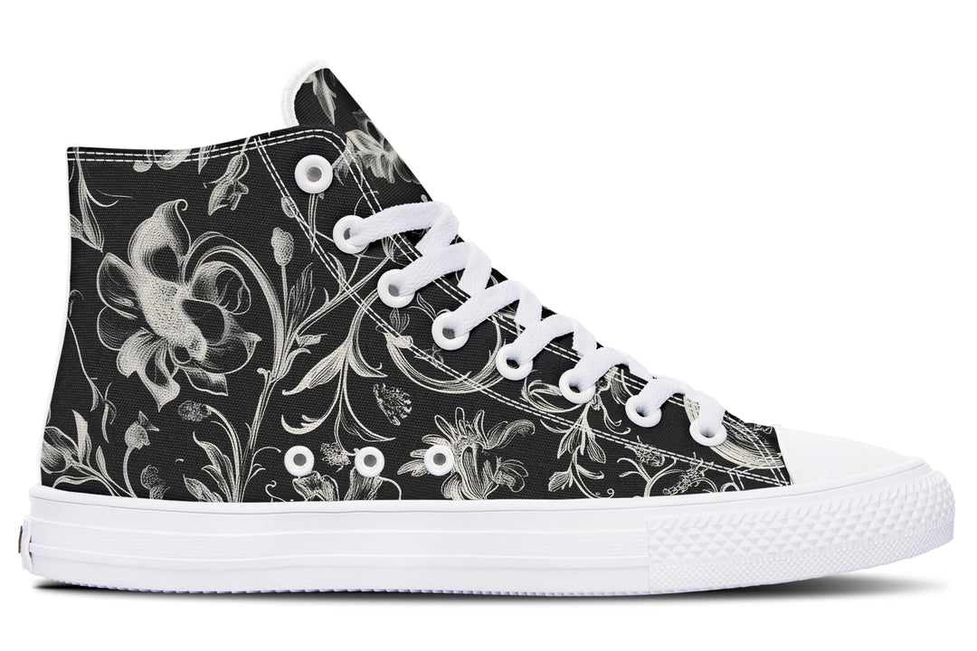 Black Baroque High Tops