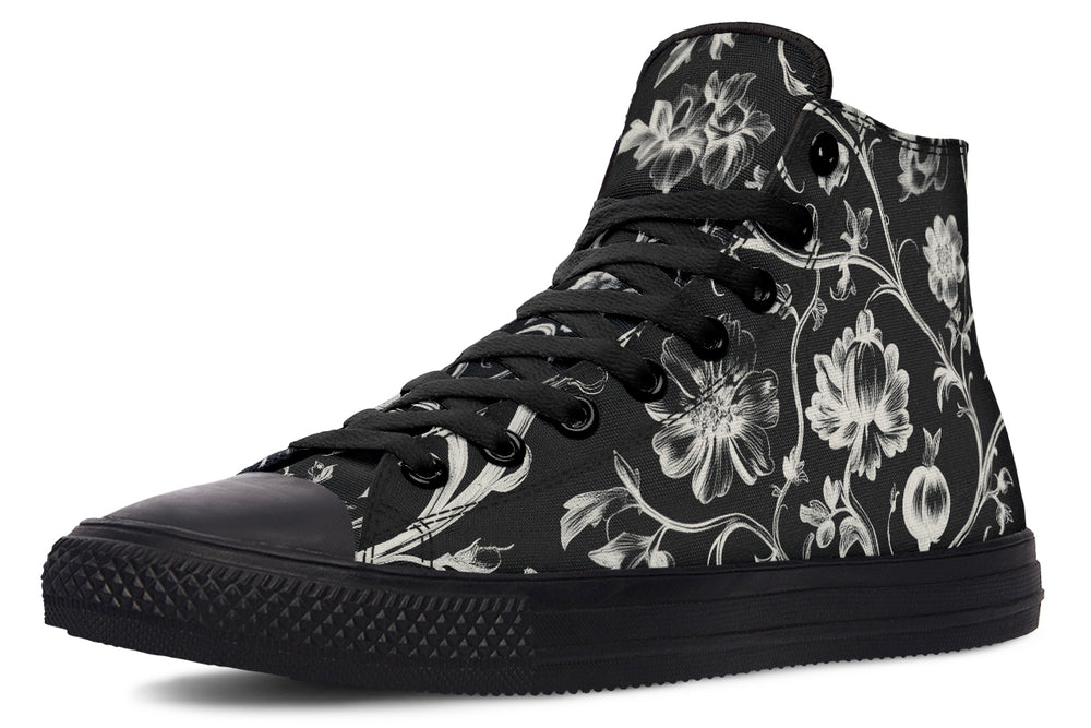 Black Baroque High Tops