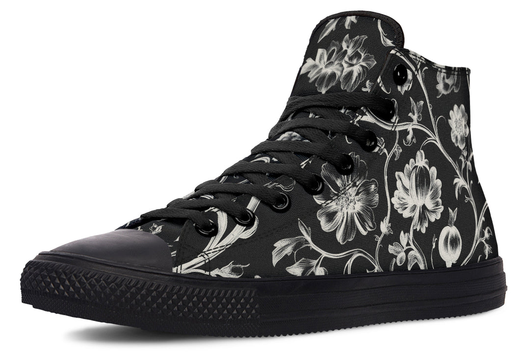 Black Baroque High Tops