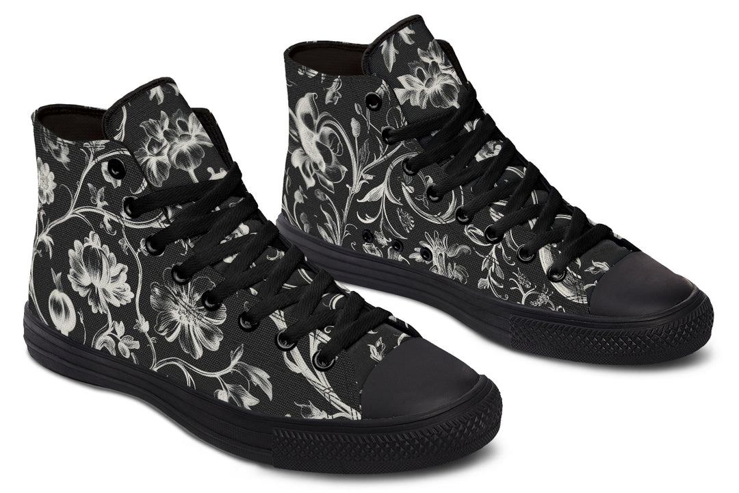 Black Baroque High Tops