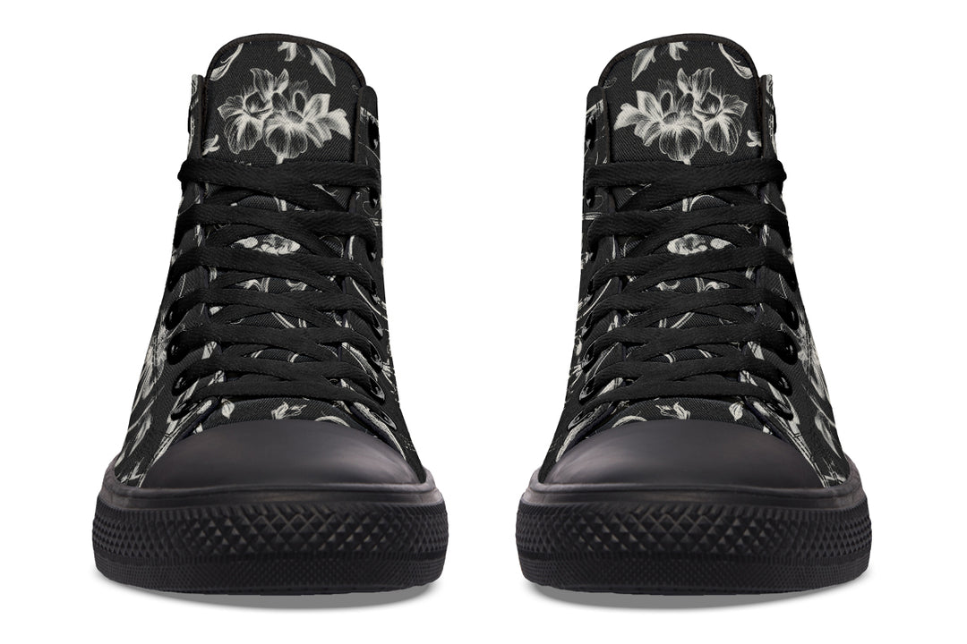 Black Baroque High Tops