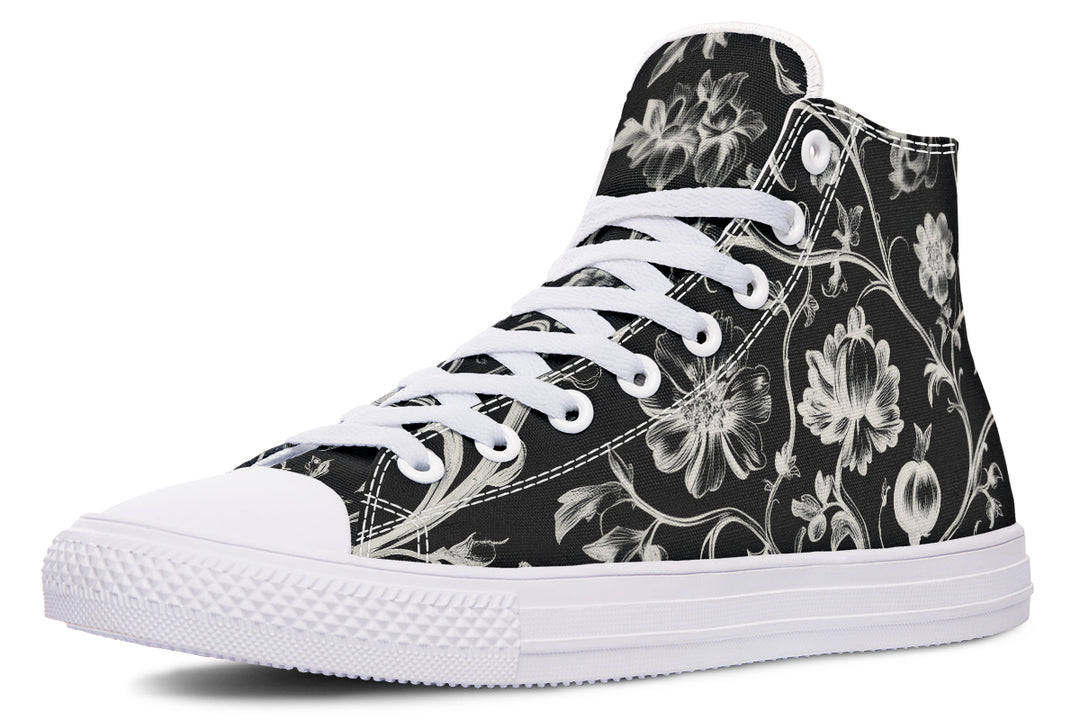 Black Baroque High Tops