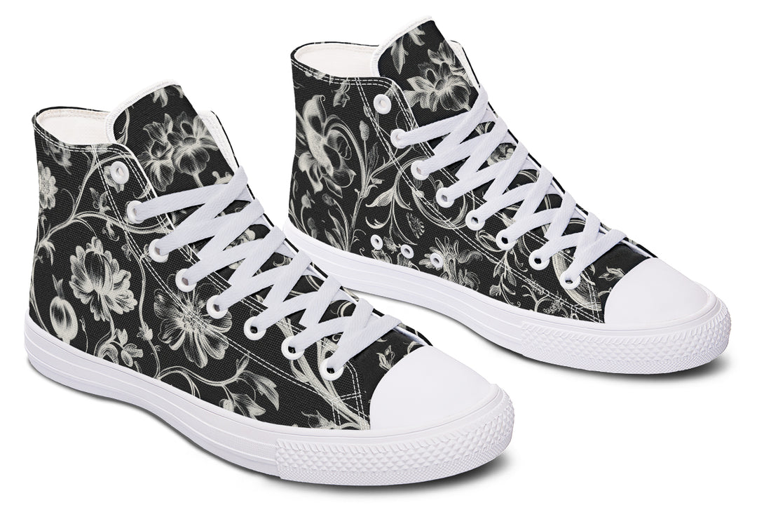 Black Baroque High Tops