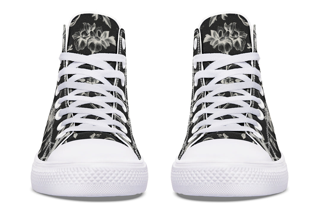 Black Baroque High Tops