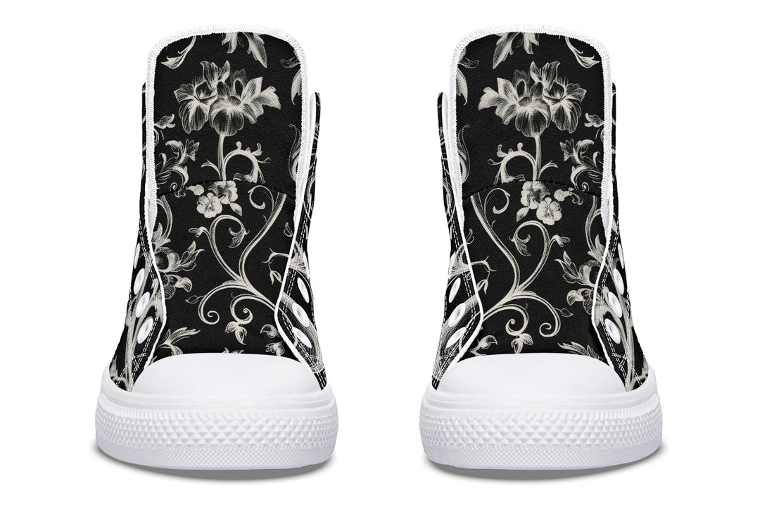 Black Baroque High Tops