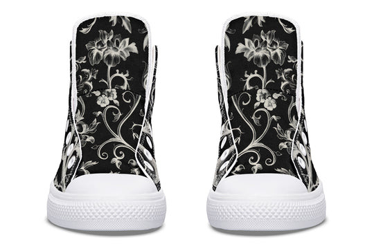 Black Baroque High Tops