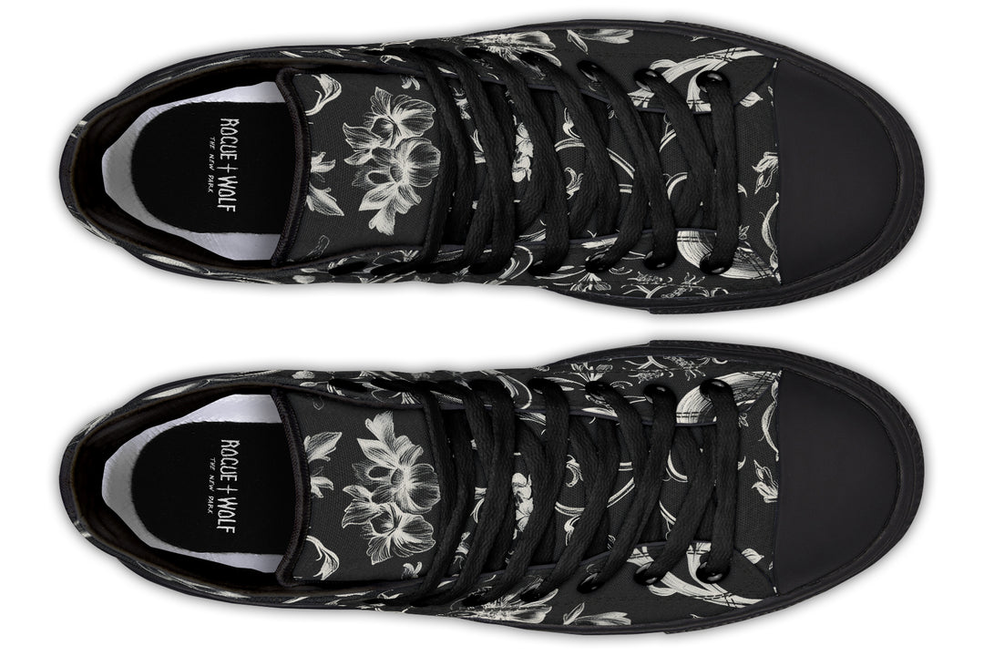Black Baroque High Tops