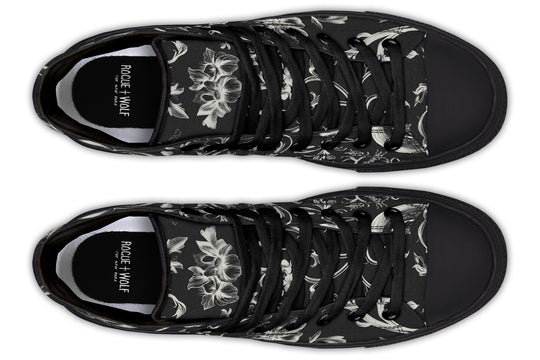Black Baroque High Tops