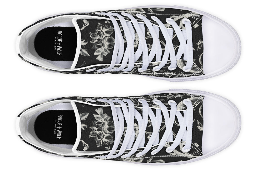 Black Baroque High Tops