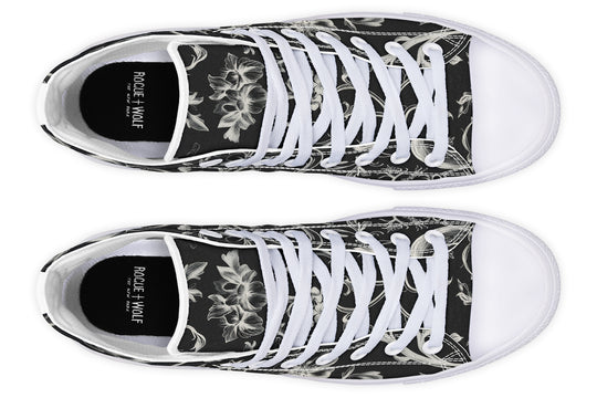Black Baroque High Tops