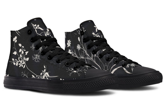 Black Delicate High Tops